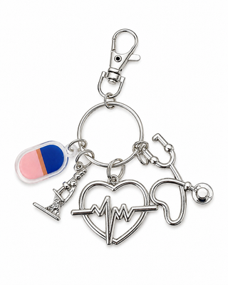 MeDCharms Badge Keychain